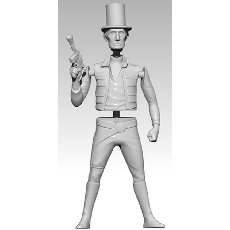 Abe Solo 2 (POSABLE) - white by Mike Leavitt