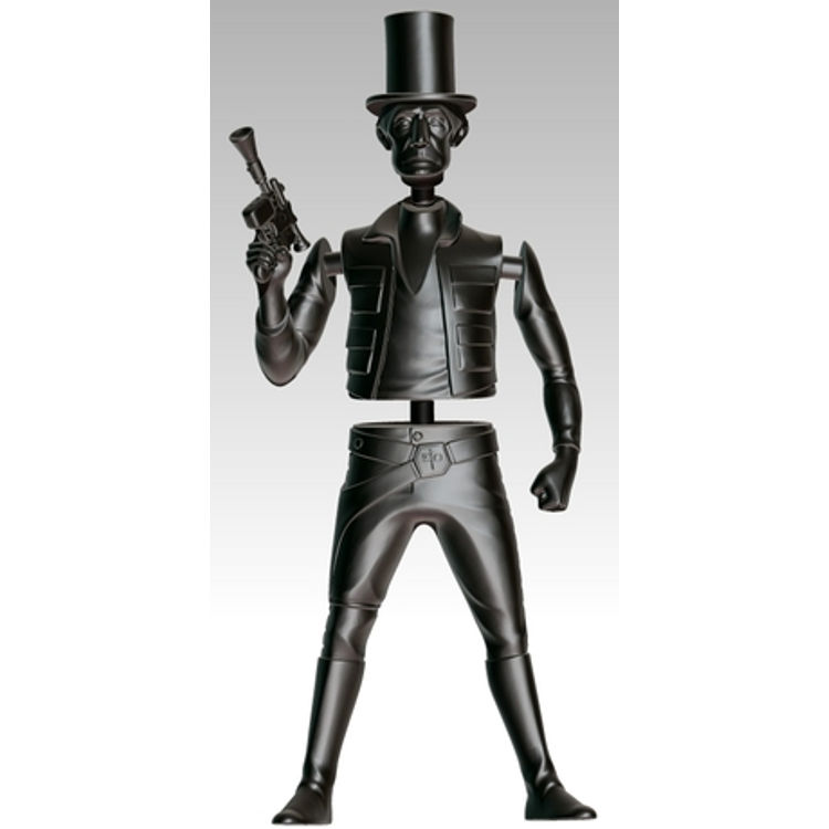 Abe Solo 2 (POSABLE) - Stainless Steel by Mike Leavitt