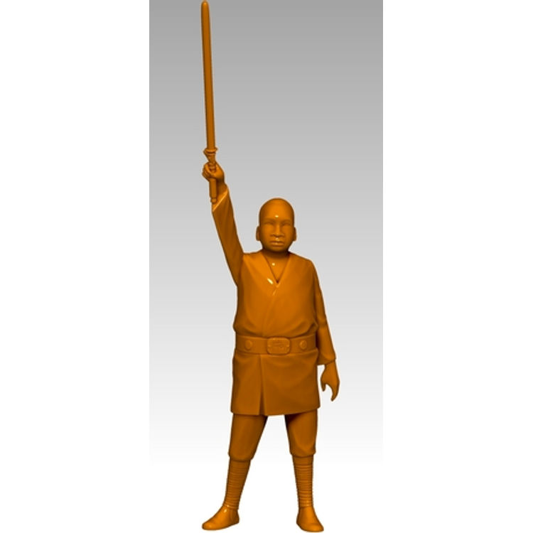 Martin Luther Kingwalker - Orange by Mike Leavitt