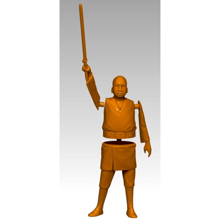 Martin Luther Kingwalker 2 (POSABLE) - orange by Mike Leavitt