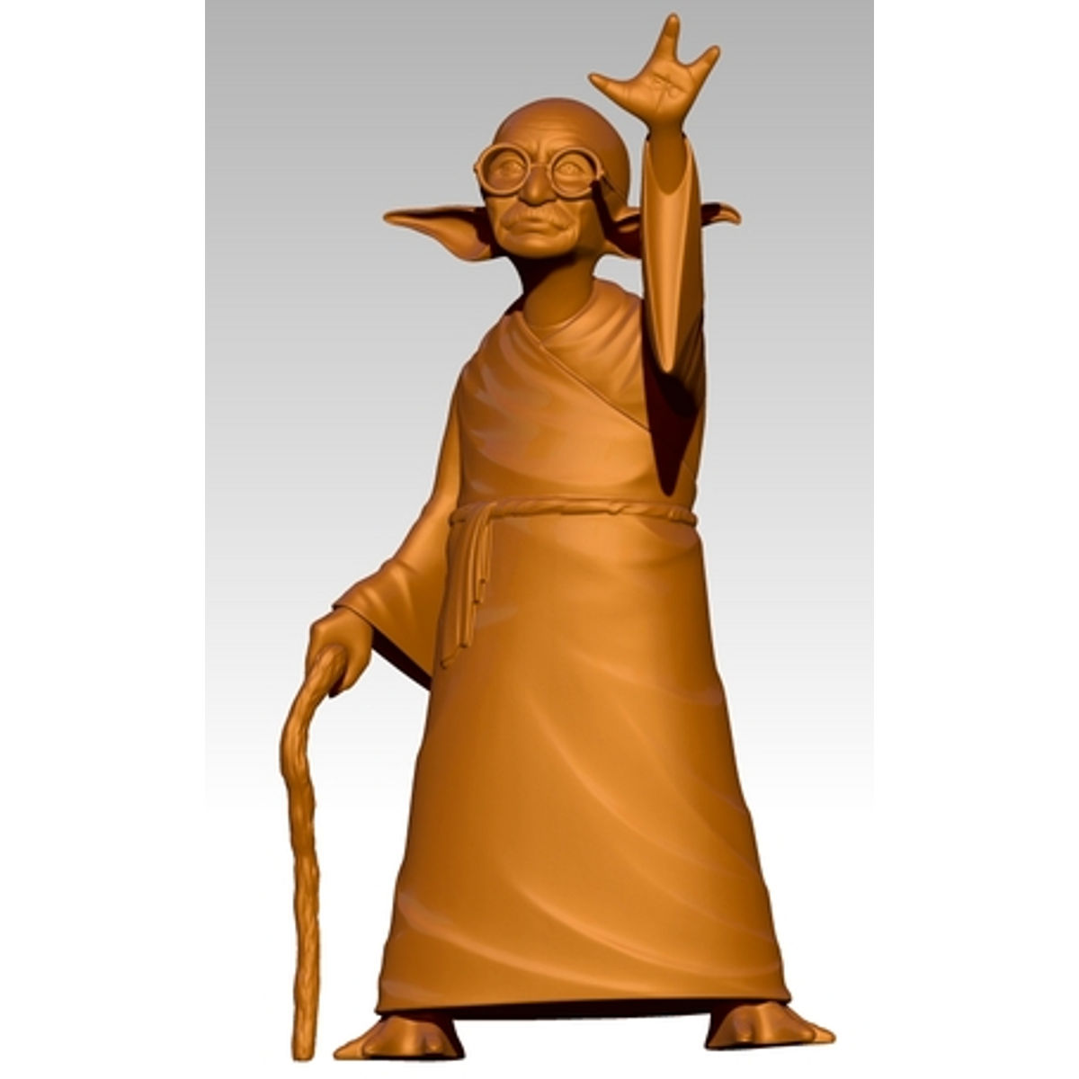 YoGandhi - Polished Bronze