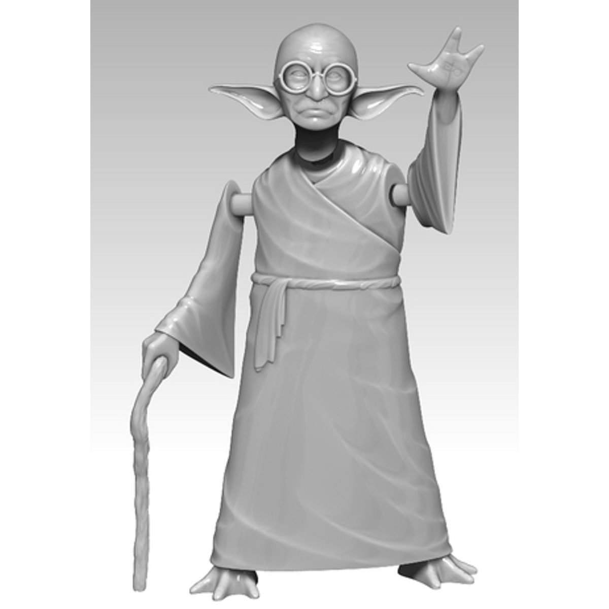 YoGandhi 2 (POSABLE) - white