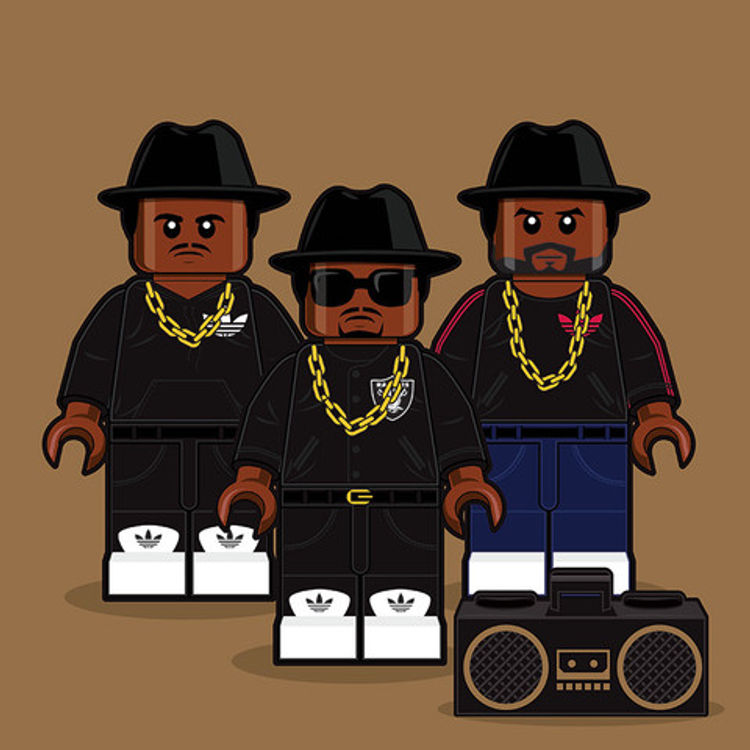LEGO Run-DMC by Dan Shearn