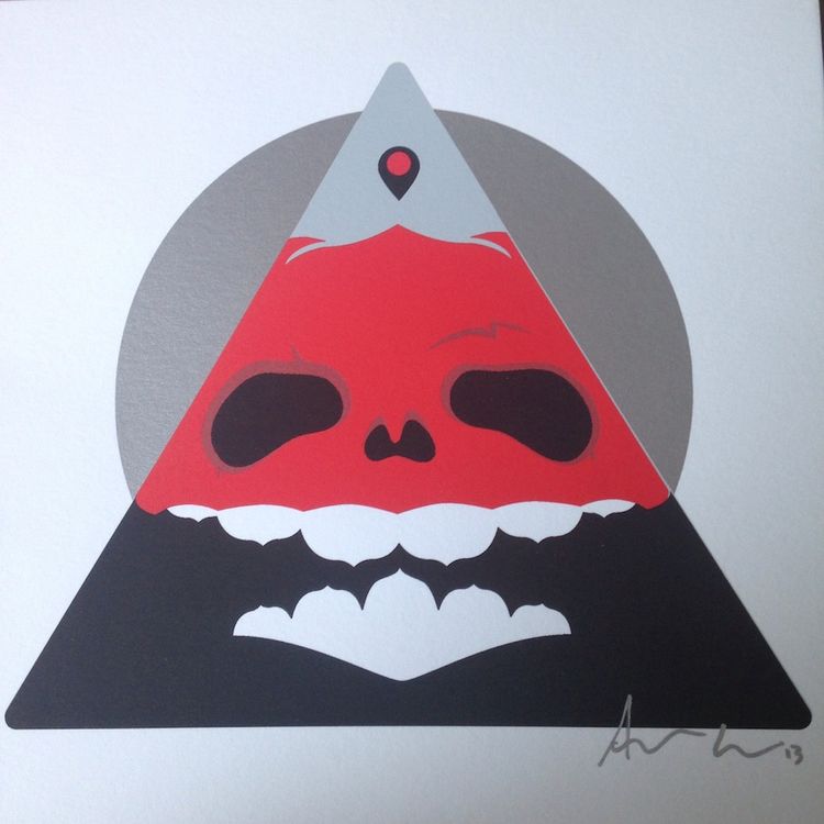 PYRAMIDUN PRINT by Andrew Bell