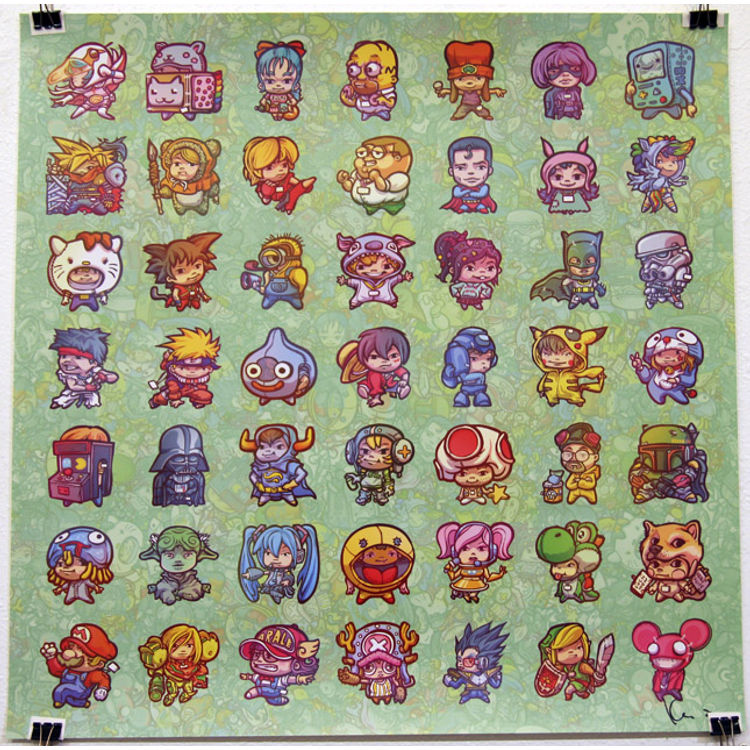 Video Game Print by Ken Taya