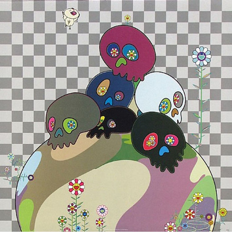 Skull Rock by Takashi Murakami