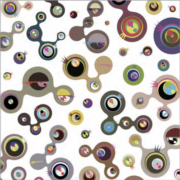Jellyfish Eyes (White 4) by Takashi Murakami