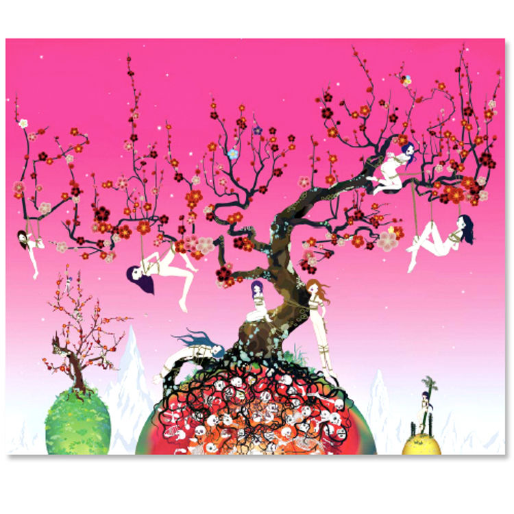Japanese Apricot 3 Print - "A Pink Dream" by Chiho Aoshima