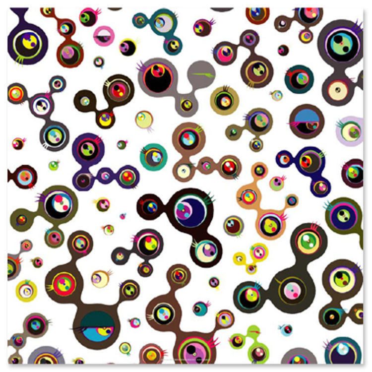 Jellyfish Eyes (White 5) by Takashi Murakami