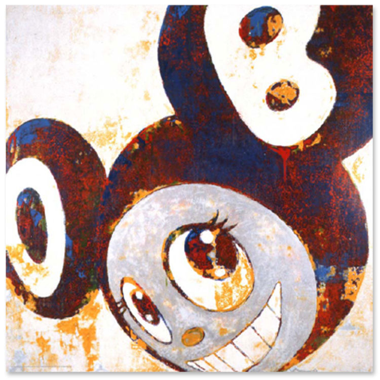 And then, and then and then (Rust Blue 2) by Takashi Murakami