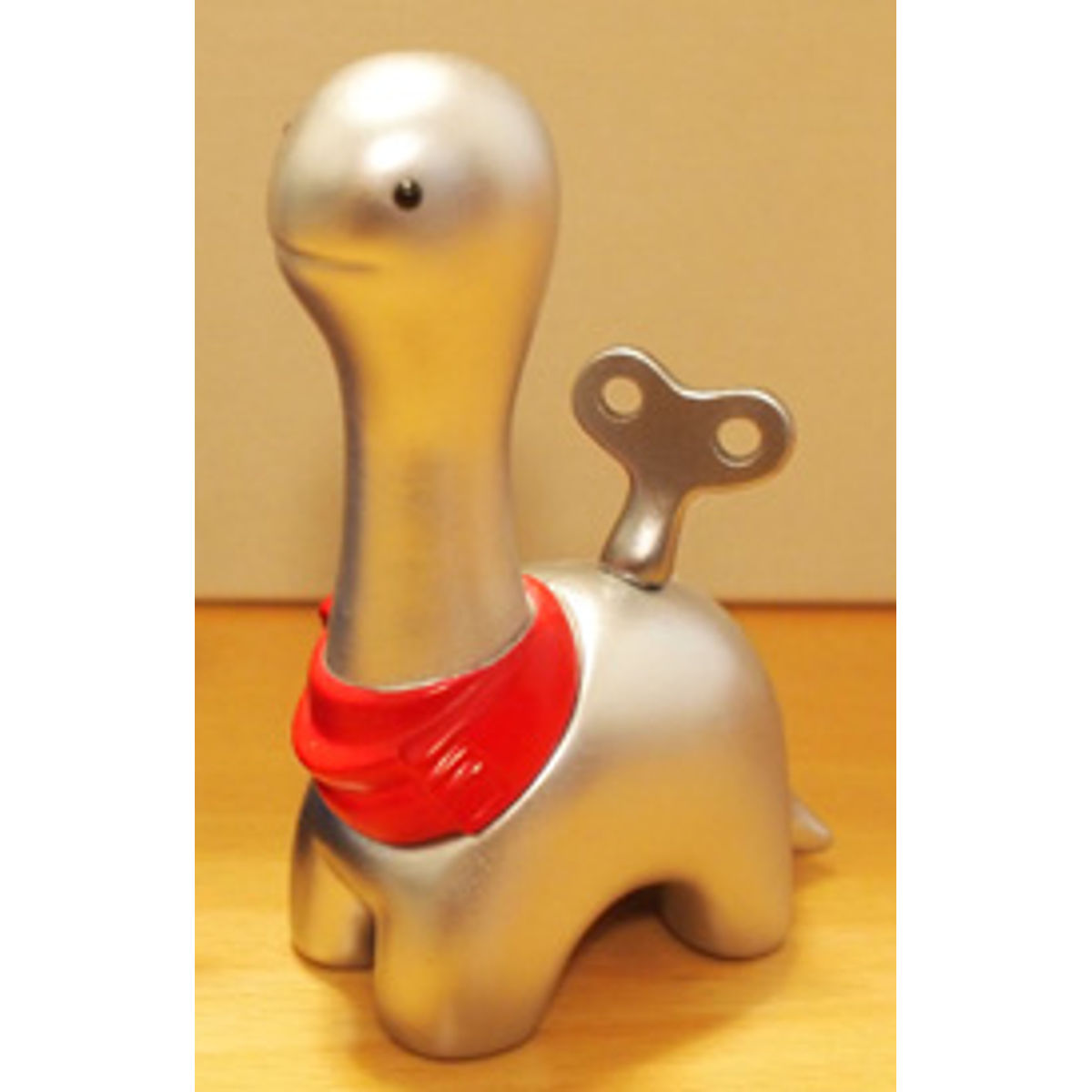Clockwork Wool - silver/red scarf