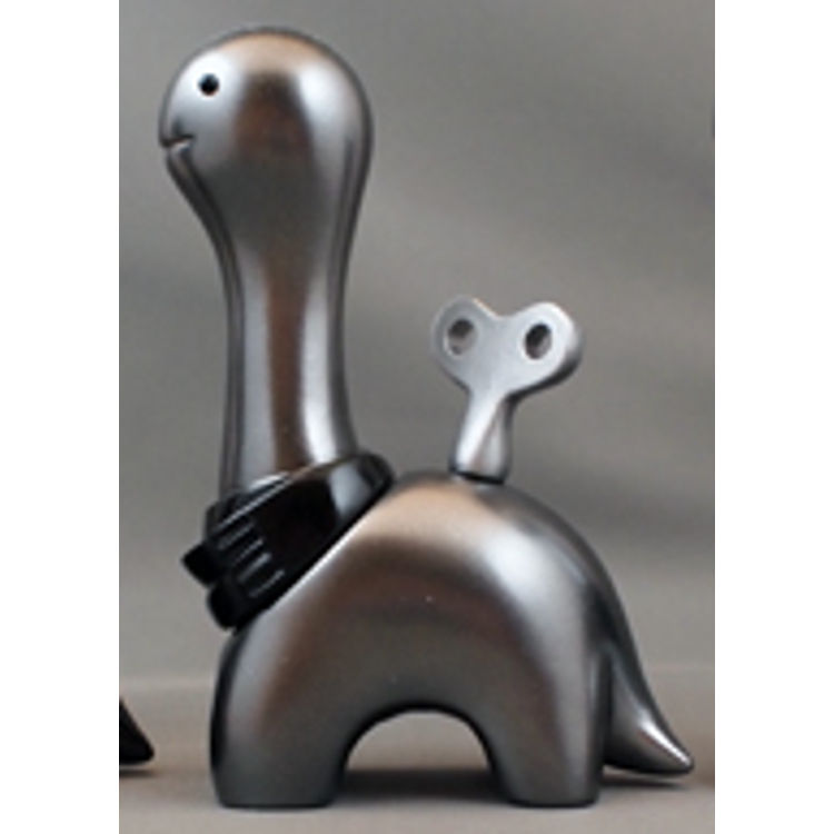 Clockwork Wool - chrome/black scarf by Chima Group