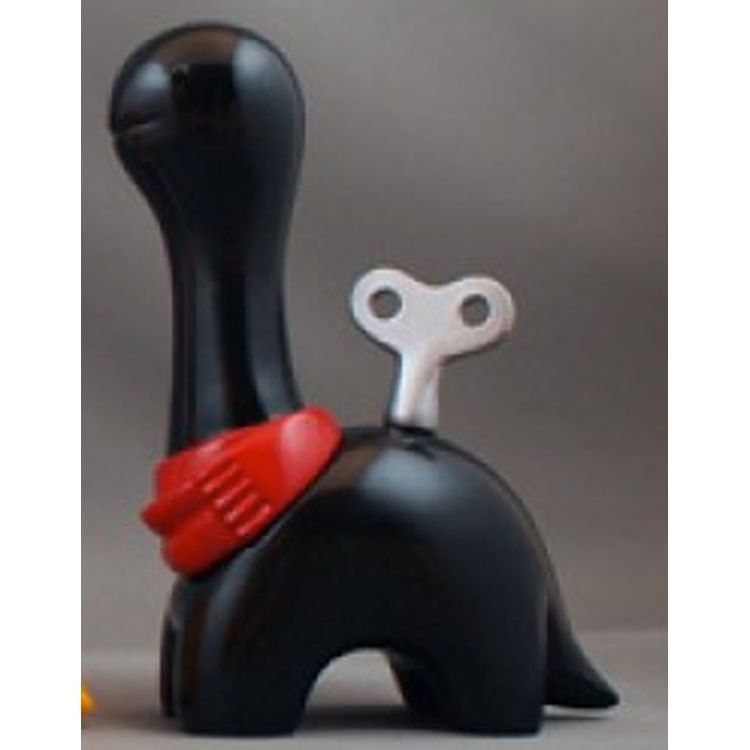CLOCKWORK WOOL - BLACK/red SCARF by Chima Group