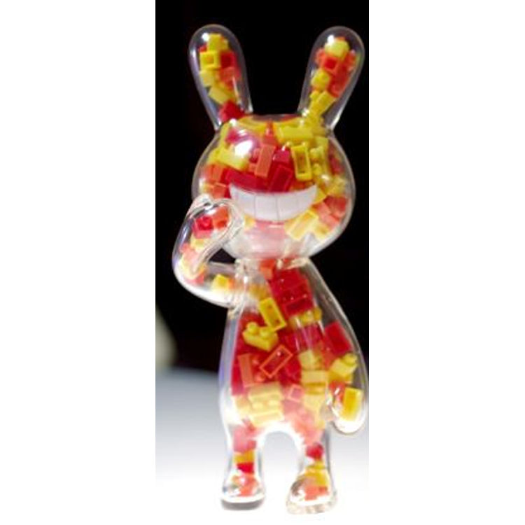 BLACK RABBIT - BLOCKS VER. - red & yellow by Tadayuki Iwa (Black Rabbit)