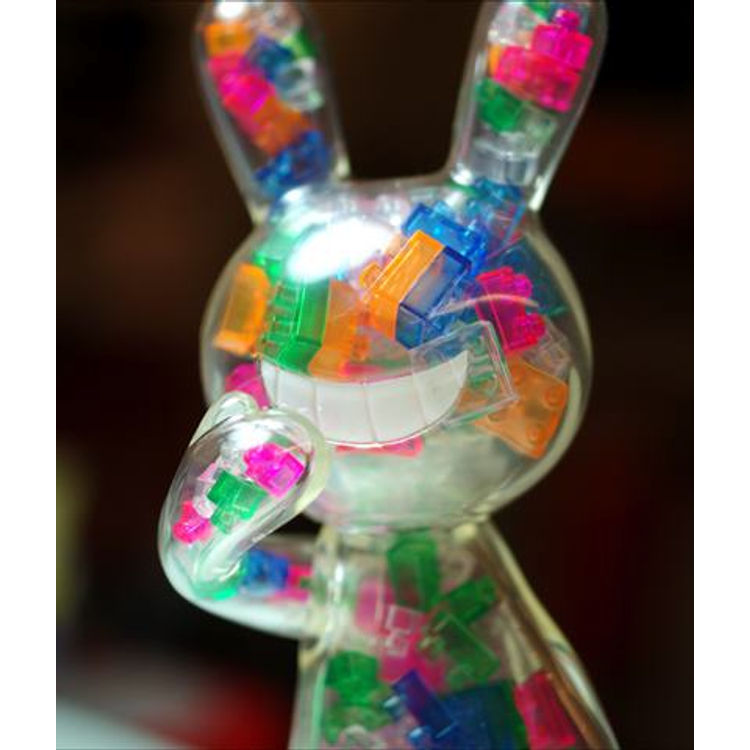 BLACK RABBIT - BLOCKS VER. - neon by Tadayuki Iwa (Black Rabbit)