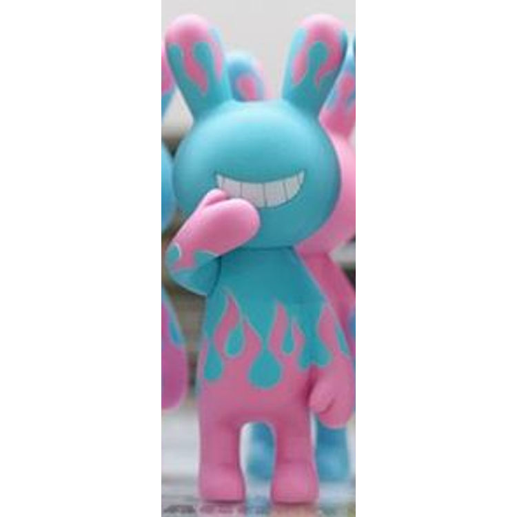 BLACK RABBIT - FIRE PATTERN Ver. - Soft Blue/pink by Tadayuki Iwa (Black Rabbit)