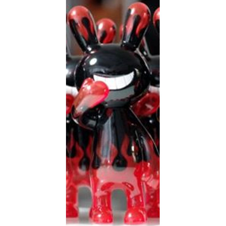 BLACK RABBIT - FIRE PATTERN VER. - red by Tadayuki Iwa (Black Rabbit)