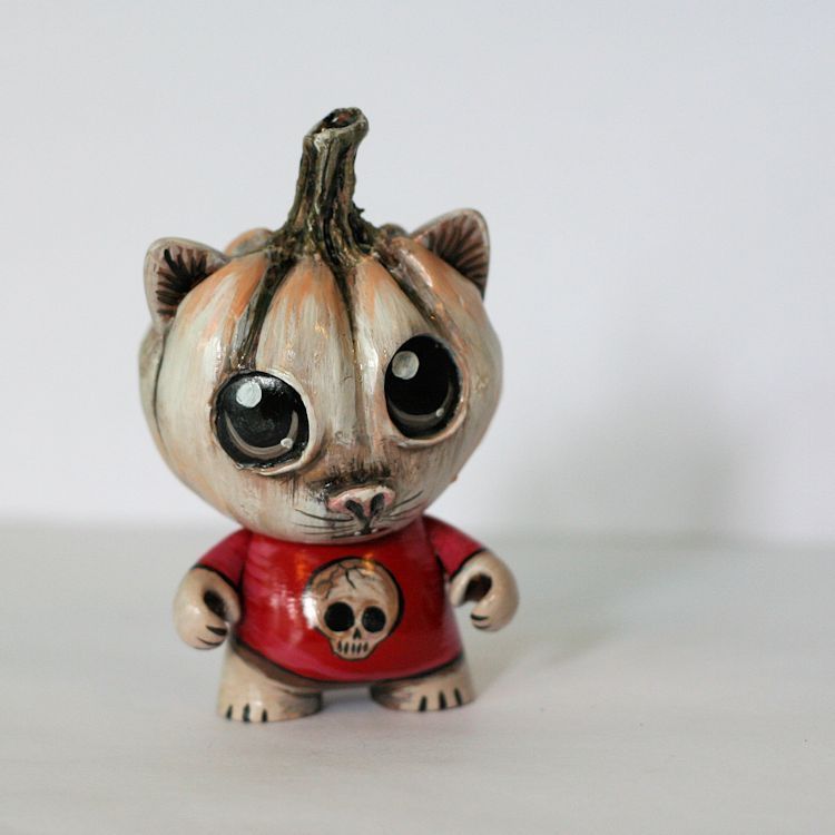 TRICK OR TREAT LITTLE PUMPKIN HEAD by Rebecca Hesla
