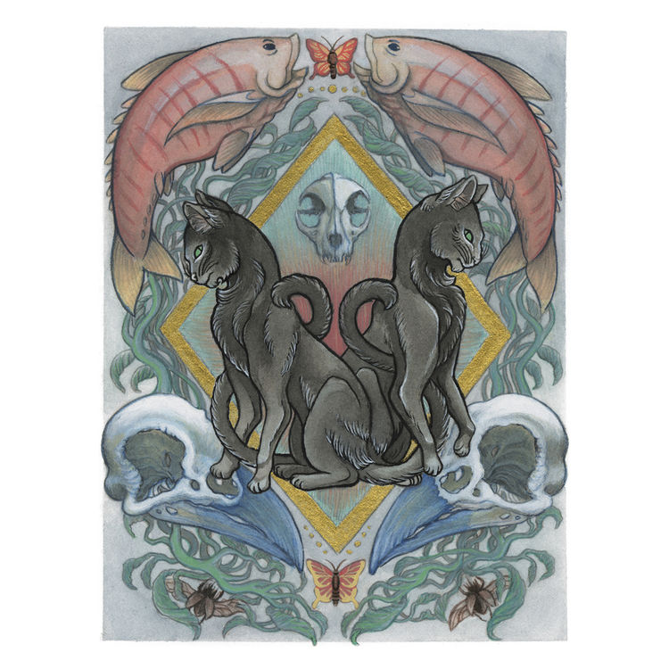 Double Trouble Wood Print by Candie Bolton