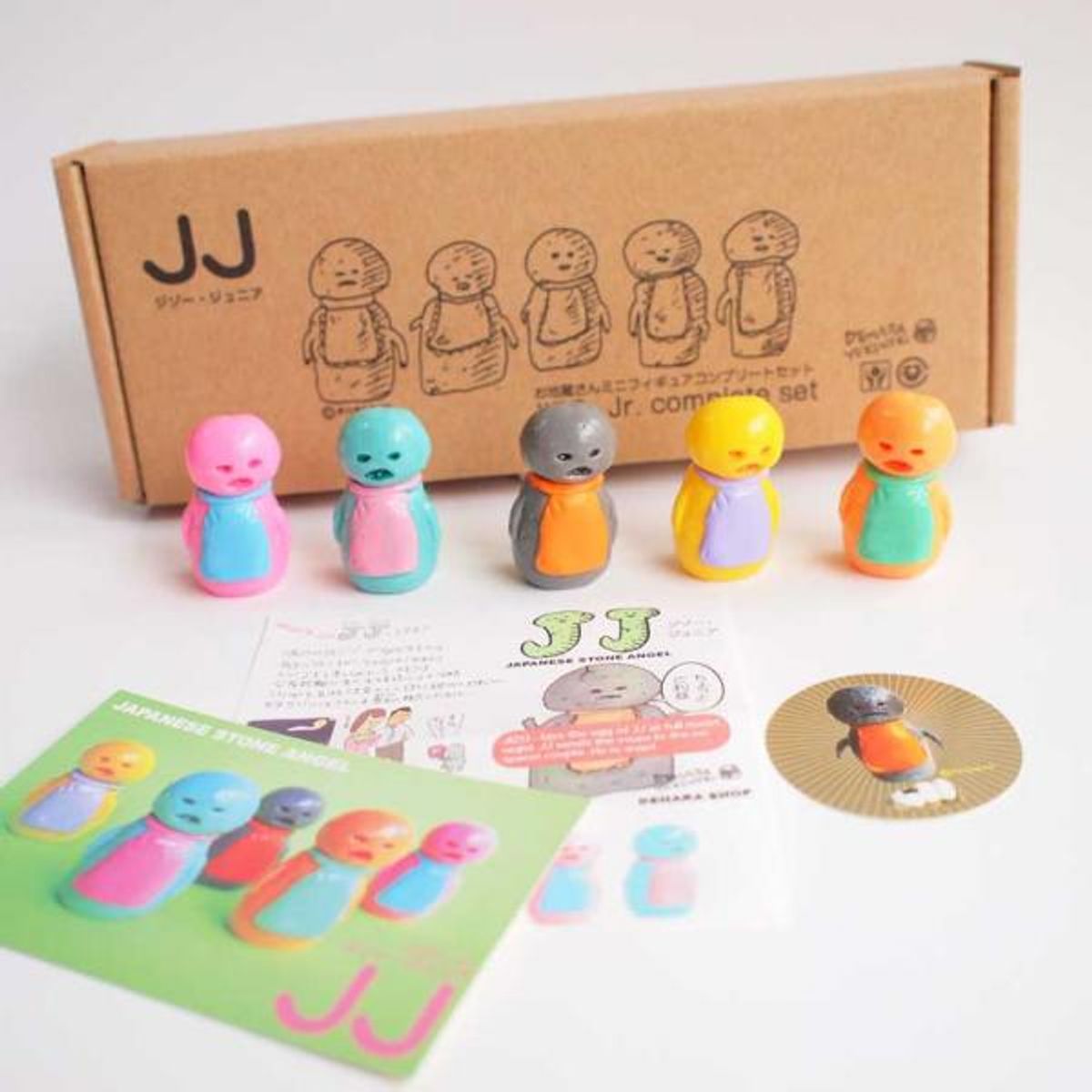 First step Jizo Jr Set (sherbet color) - stone