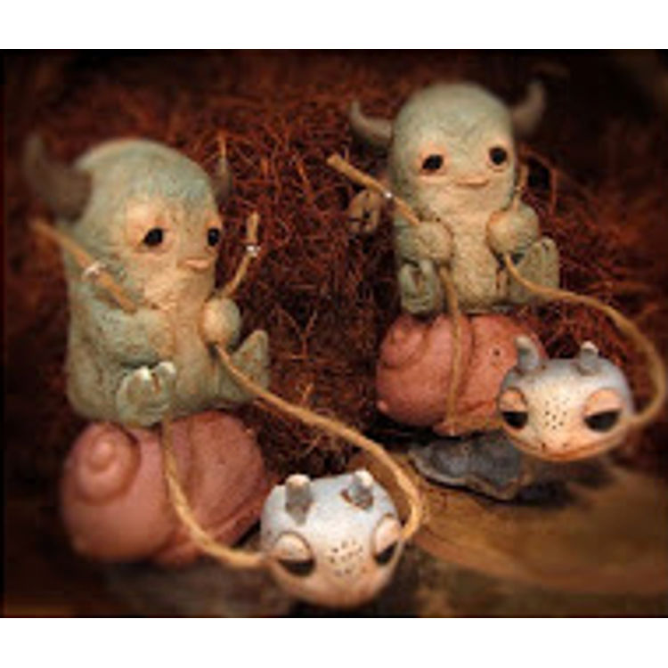 Sicklings snail Riders - light blue by Yosiell Lorenzo