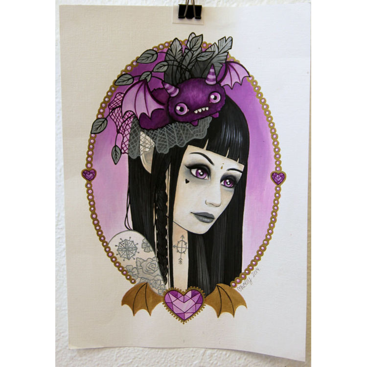 Ice Bat Hat by A Little Stranger