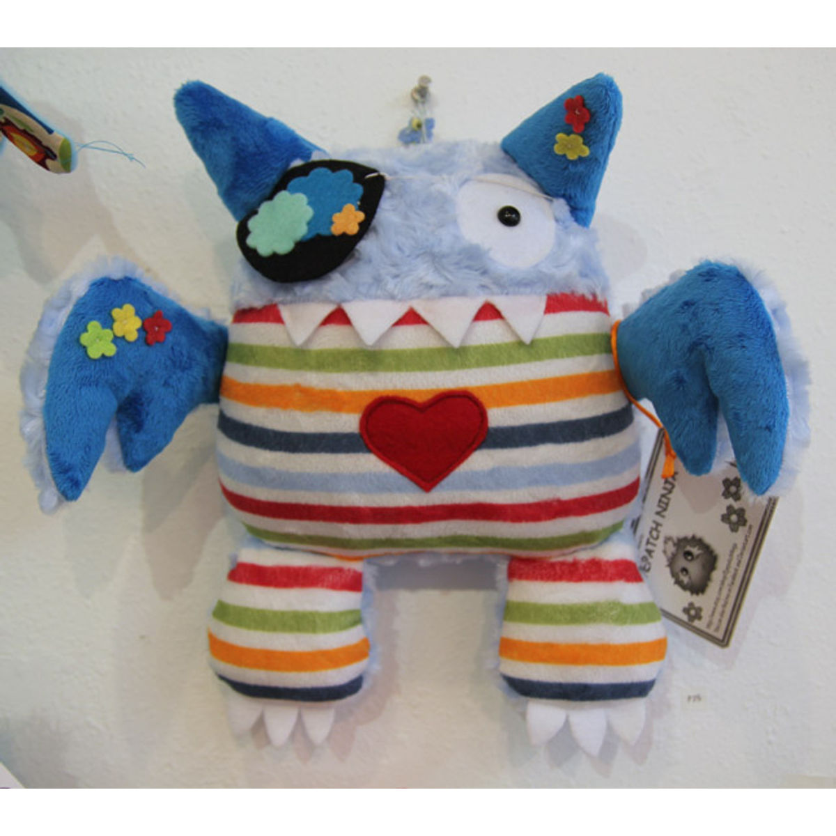 Eye Patch, Stripes, Flowers