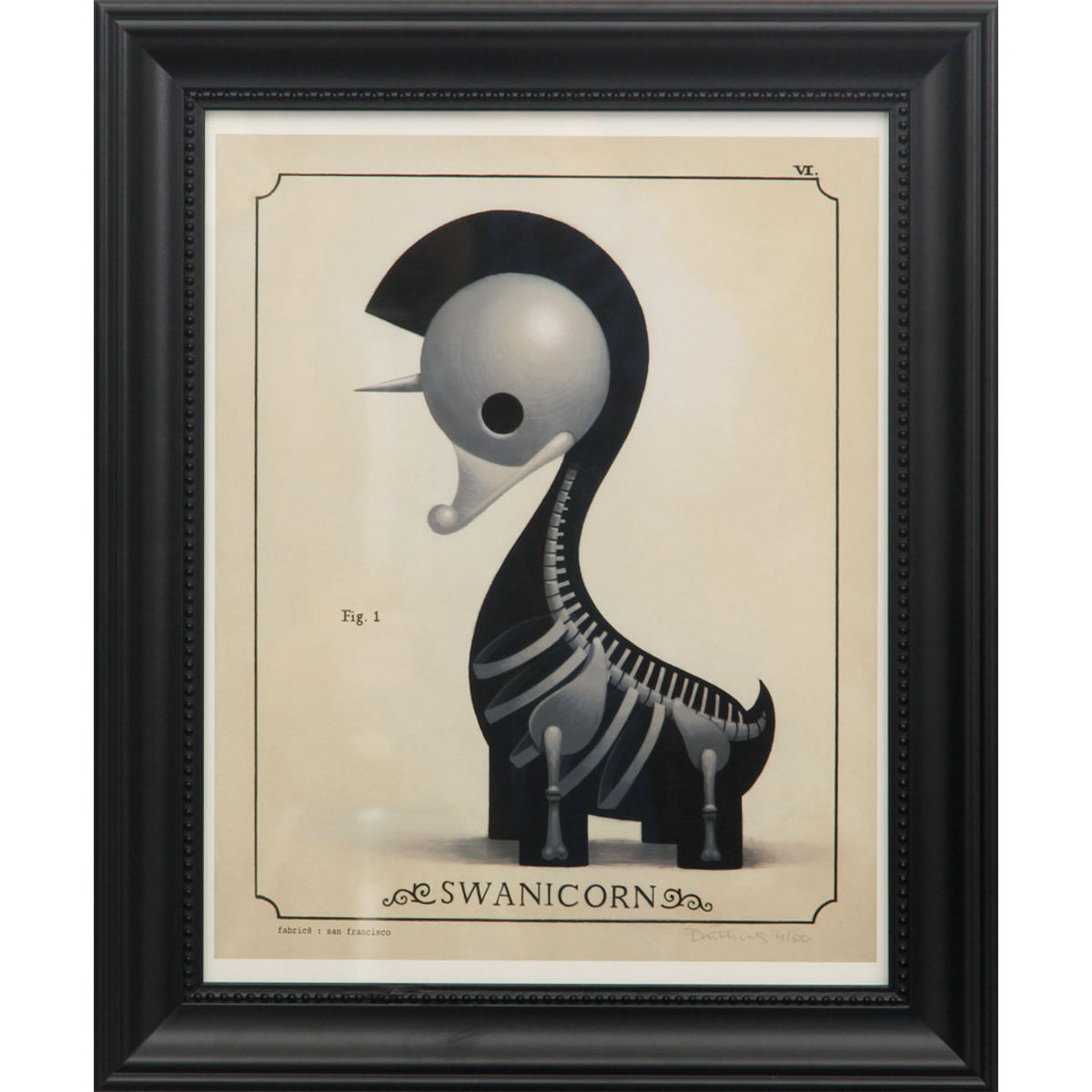 Swanicorn Skeletal System Print