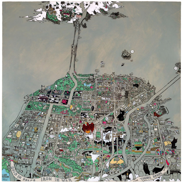 Secret Histories Map of San Francisco by Deth P Sun