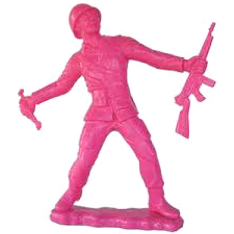 Big Army Man - Pink by Frank Kozik
