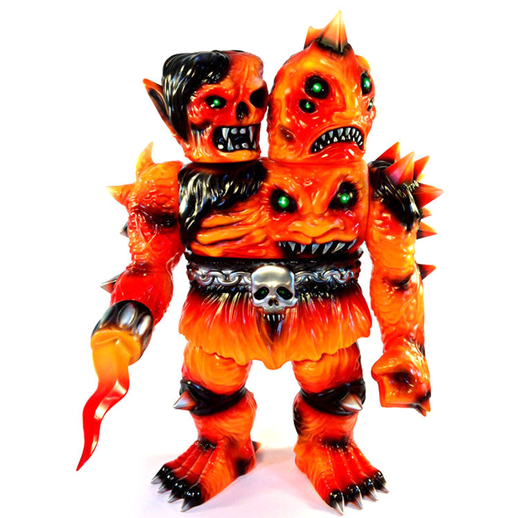 Blackened & Charred Nuclear Magma Orange White Hot Blinding Colorway That DemandsYou Burn! by Skinner