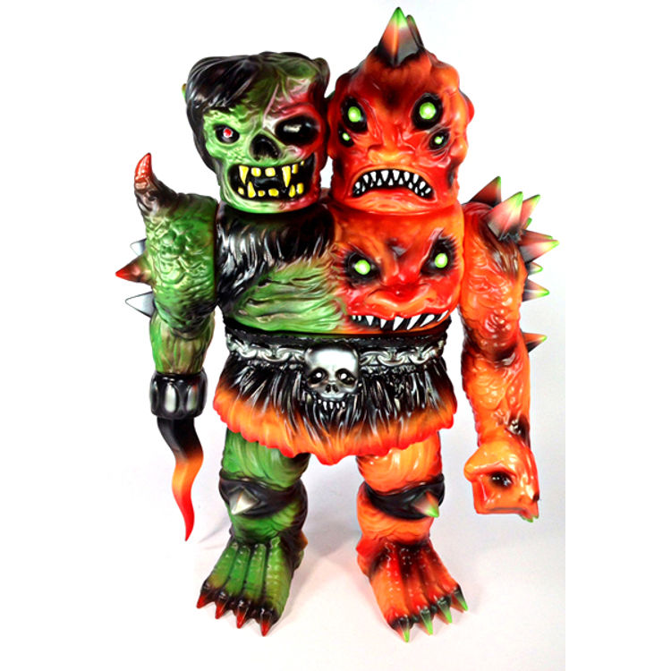 BLACKENED AND CHARRED NUCLEAR MAGMA ORANGE WHITE HOT BLINDING COLORWAY THAT DEMANDS YOU BURN!! BURN BEFORE KRAWLUSS! (one-off variant) by Skinner