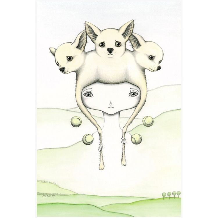 Mookie Chihuahua Chases Ball by Noosed Kitty (Jamie Fales)