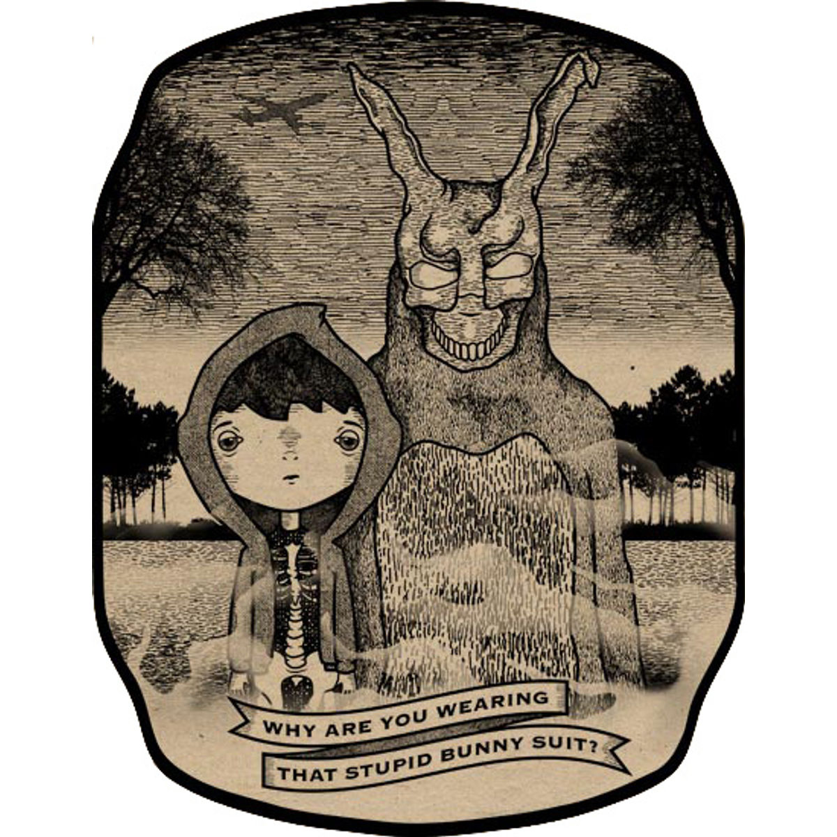 Why are you wearing that stupid bunny suit?