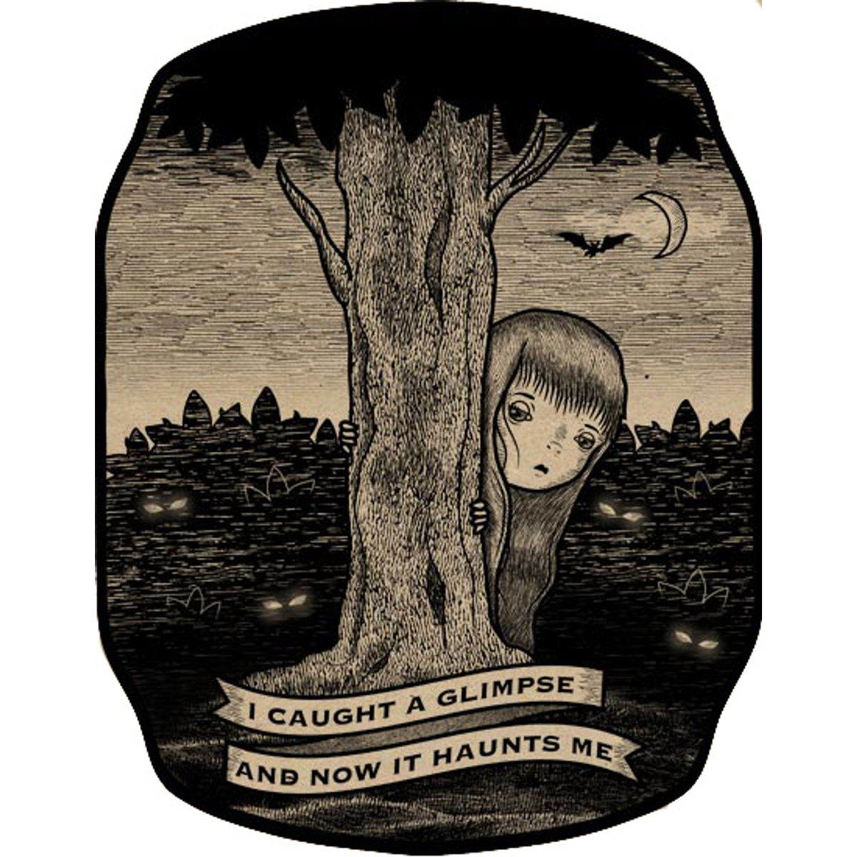 I caught a glimpse and now it haunts me