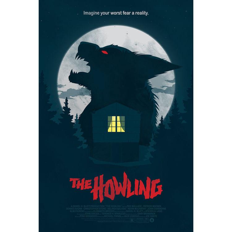 The Howling by La Fabrique de Posters by Maxime Crouzet