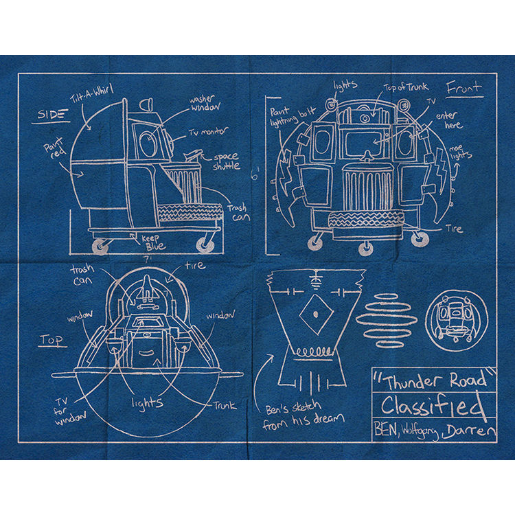 Thunder Road Blueprint by Cuyler Smith
