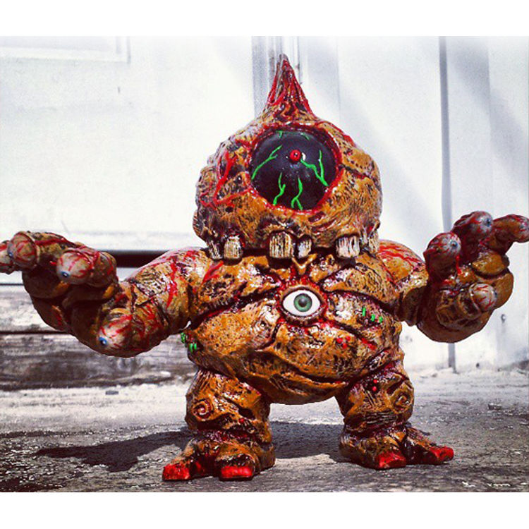 Monster Island custom resin one-off 8-Ball figure by Monster Island