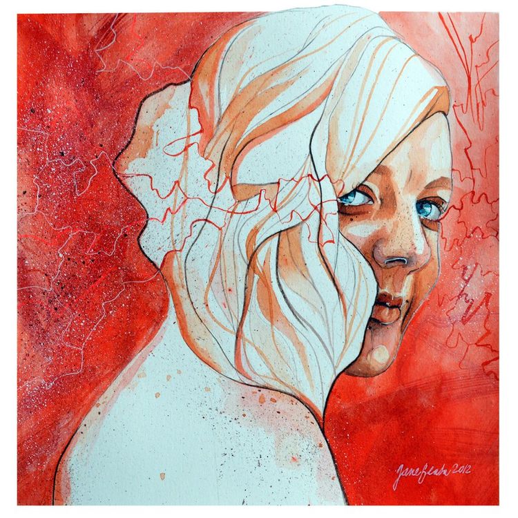 Self-Potrait by Jana Lepejova