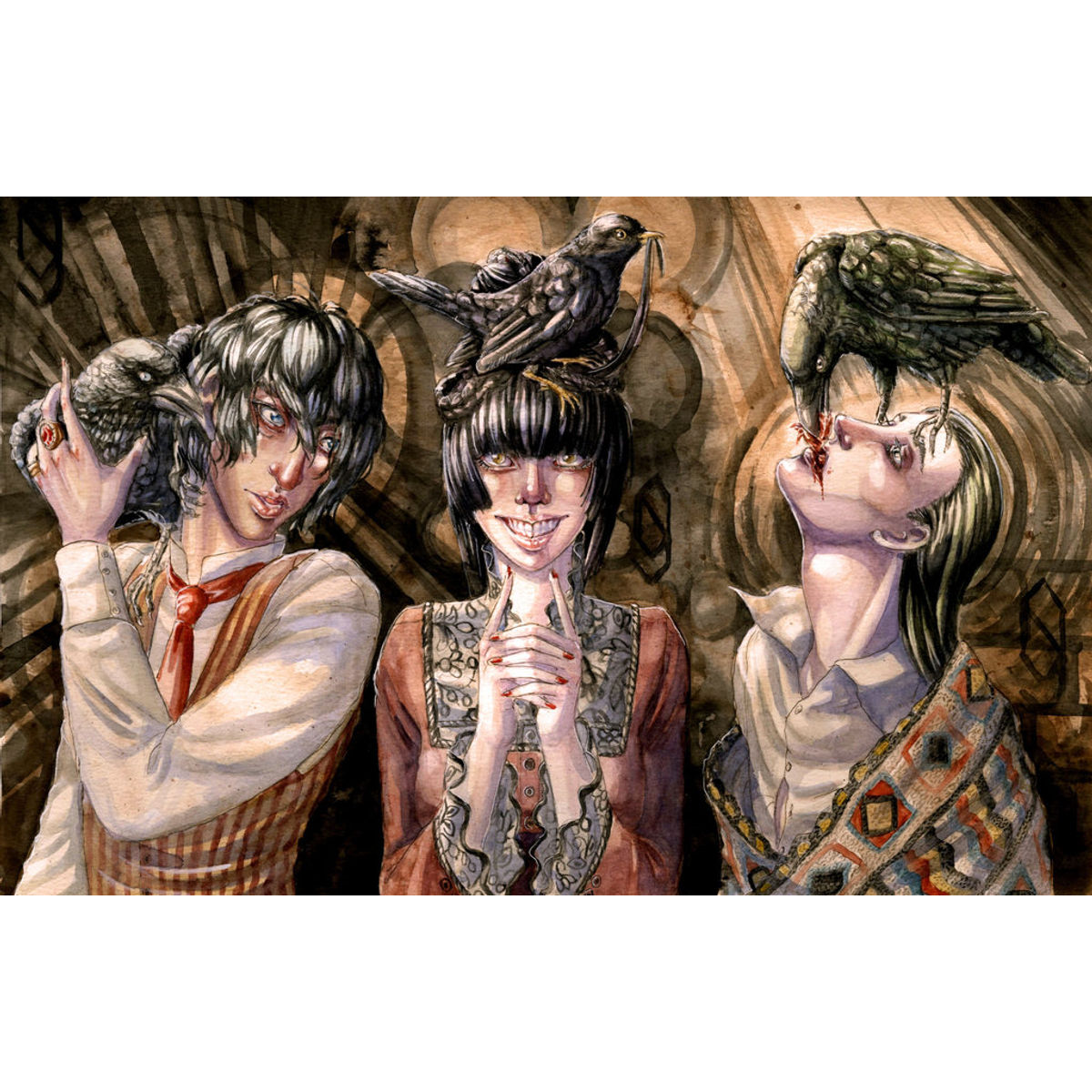 Portraits With Birds