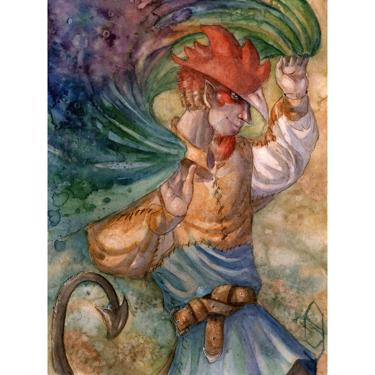 The Rooster Minstrel