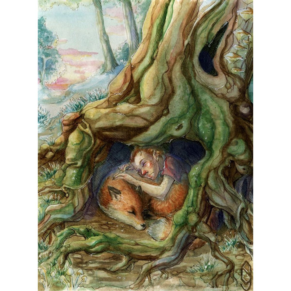 The Den Under the Old Oak