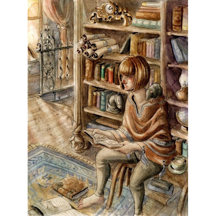 Working in the Bookstore by EccentricTeatime (Sammy Odette Jacobson)