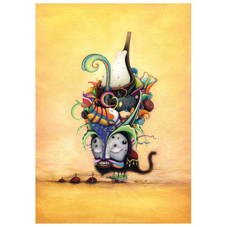 Zig-Zag Wanderer by Simanion Art