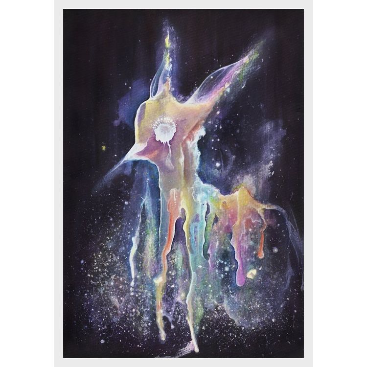 Intergalactic Essence of Deer by Simanion Art