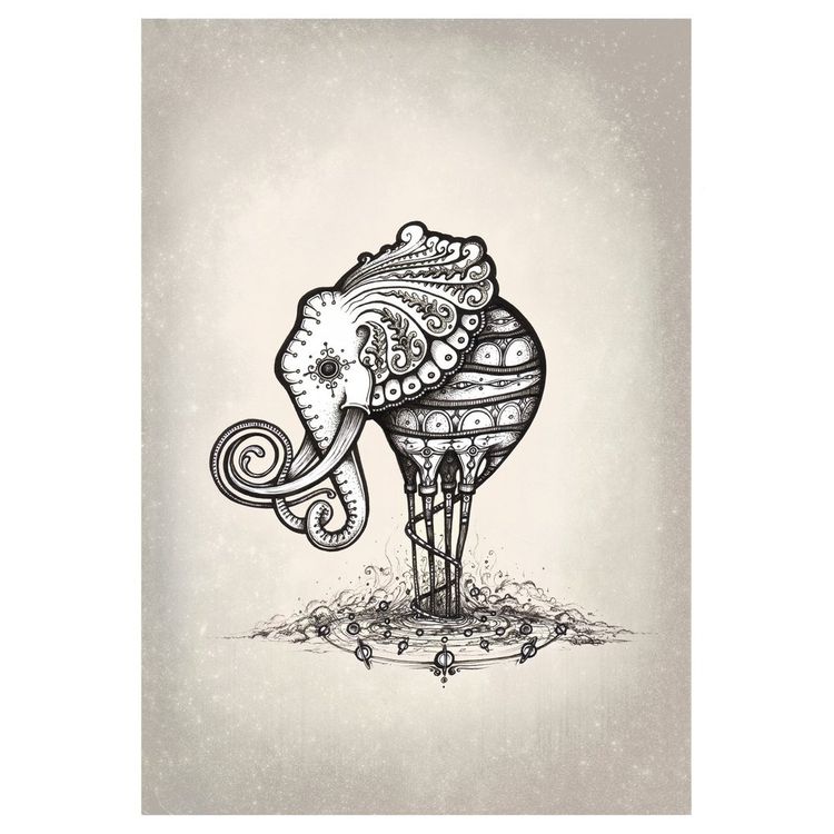 The Elliphant by Simanion Art
