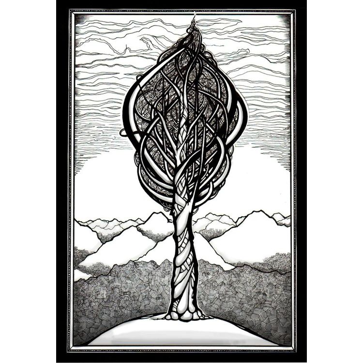 Lonely Winter Giant by Simanion Art