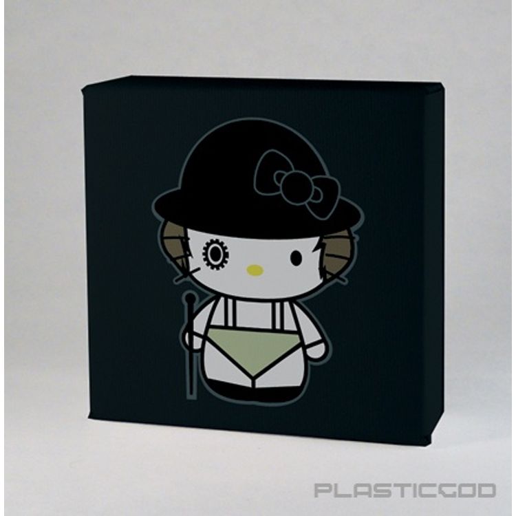 Clockwork Orange Kitty by Plasticgod