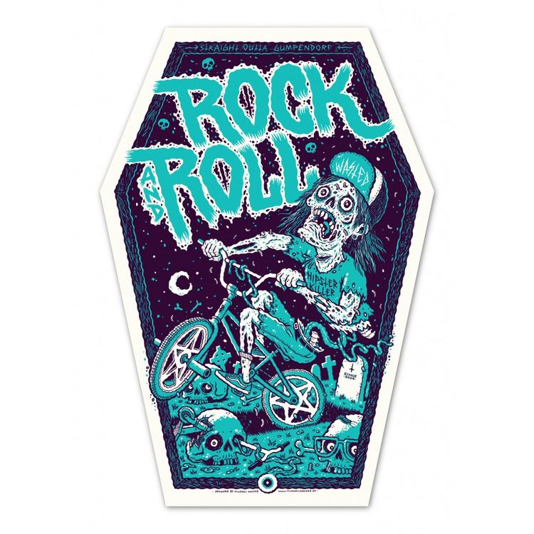 Rock and Roll BMX - blue by Michael Hacker