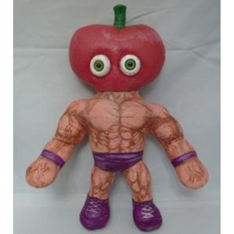 Gomugurumi - wrestler Purple - by Pico Pico